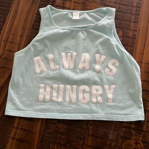 Always Hungry Cropped Tank